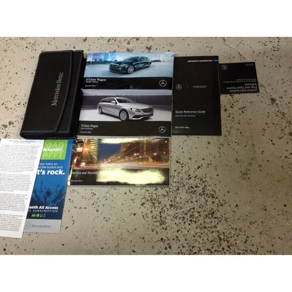 2018 Mercedes Benz E Class Wagon Owner Owners Operators Manual Set Oem